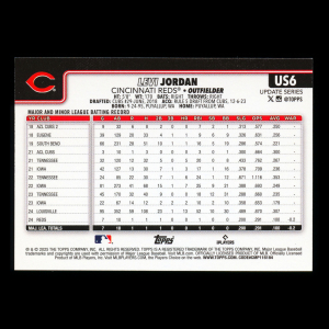Levi Jordan RC 2025 Topps Update Rookie Reds