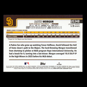 David Morgan RC 2025 Topps Update Rookie Padres