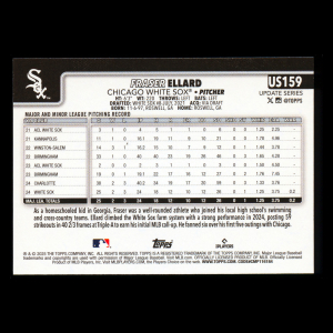 Fraser Ellard RC 2025 Topps Update Rookie White Sox