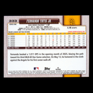 Fernando Tatis Jr. 2026 Topps Sandglitter Padres