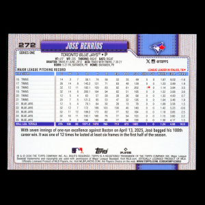 Jose Berrios 2026 Topps Sandglitter Blue Jays