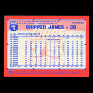 Chipper Jones 2026 Topps '91 Topps Silver Pack Chrome Braves