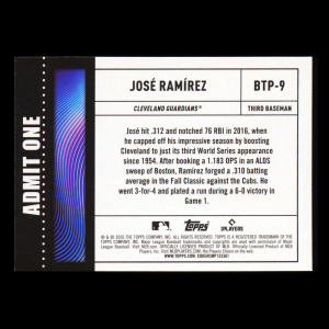 Jose Ramirez 2026 Topps Big Ticket Players Guardians