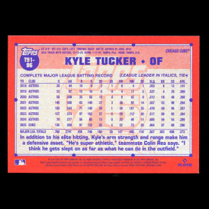 Kyle Tucker 2026 Topps '91 Topps Pink Cubs