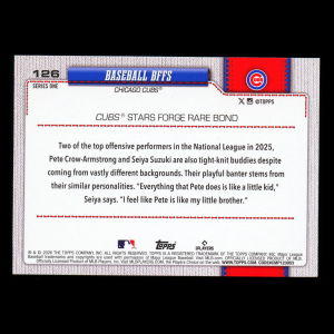 Pete Crow-Armstrong 2026 Topps Combo Card Cubs
