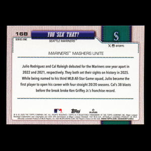 Julio Rodrguez 2026 Topps Combo Card Mariners