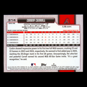 Corbin Carroll 2026 Topps Diamante Foil Diamondbacks
