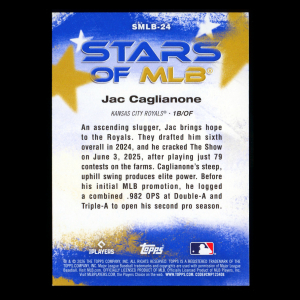 Jac Caglianone RC 2026 Topps Stars of MLB Rookie Royals