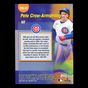 Pete Crow-Armstrong 2026 Topps Titans of The Game Cubs