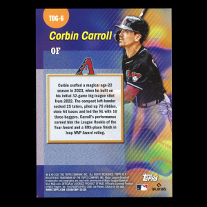 Corbin Carroll 2026 Topps Titans of The Game Diamondbacks