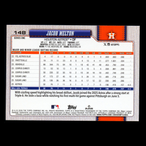 Jacob Melton RC 2026 Topps Rookie Astros