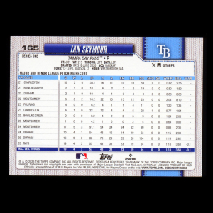 Ian Seymour RC 2026 Topps Rookie Rays