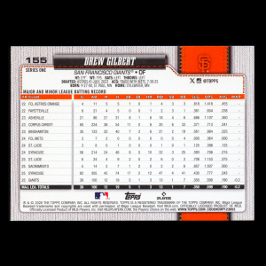Drew Gilbert RC 2026 Topps Rookie Giants