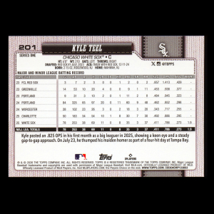 Kyle Teel RC 2026 Topps Rookie White Sox