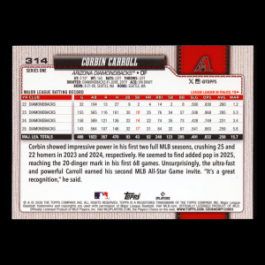 Corbin Carroll 2026 Topps Diamondbacks