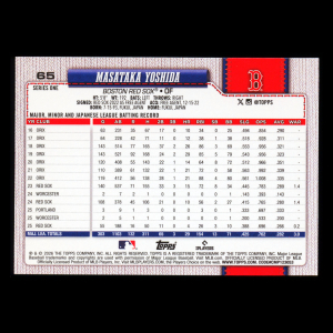 Masataka Yoshida 2026 Topps Red Sox