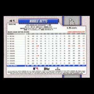 Mookie Betts 2026 Topps Dodgers