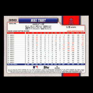 Mike Trout 2026 Topps Angels