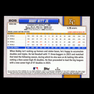 Bobby Witt Jr. 2026 Topps Royals