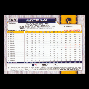 Christian Yelich 2026 Topps Brewers