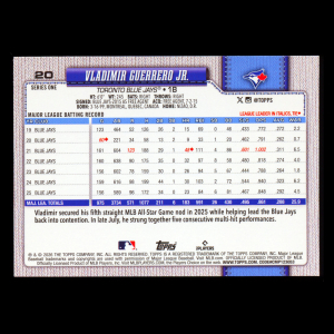 Vladimir Guerrero Jr. 2026 Topps Blue Jays
