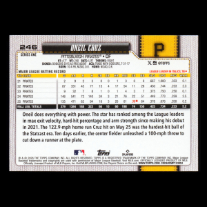 Oneil Cruz 2026 Topps Pirates