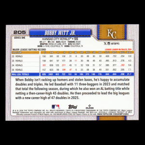 Bobby Witt Jr. 2026 Topps Royals