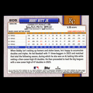 Bobby Witt Jr. 2026 Topps Royals