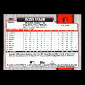 Jackson Holliday 2026 Topps Orioles