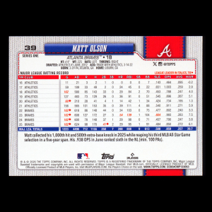 Matt Olson 2026 Topps Braves