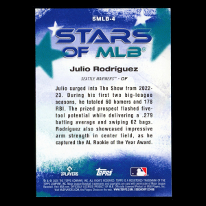 Julio Rodriguez 2026 Topps Stars of MLB Mariners