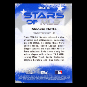 Mookie Betts 2026 Topps Stars of MLB Dodgers