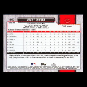 Rhett Lowder 2026 Topps Future Stars Reds