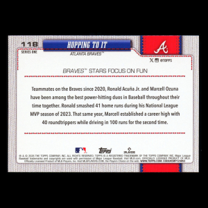 Ronald Acua Jr. 2026 Topps Combo Card Braves