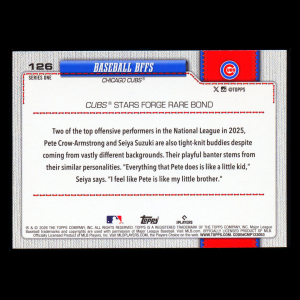 Pete Crow-Armstrong 2026 Topps Combo Card Cubs