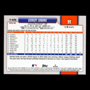 Kenedy Corona RC 2026 Topps Rookie Astros