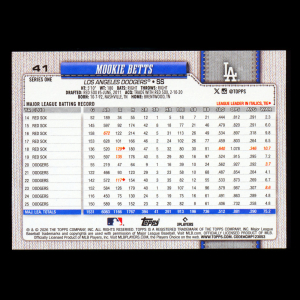 Mookie Betts 2026 Topps Dodgers