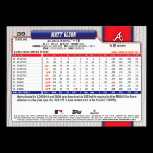 Matt Olson 2026 Topps Braves