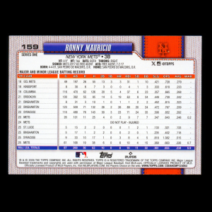 Ronny Mauricio 2026 Topps Holo Foil Mets