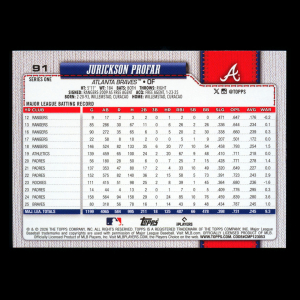 Jurickson Profar 2026 Topps Diamante Foil Braves