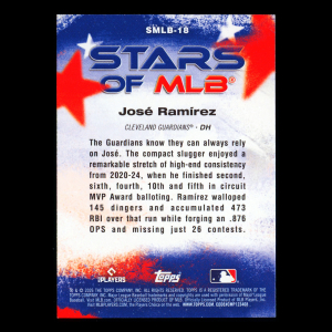 Jos Ramrez 2026 Topps Stars Of MLB Guardians