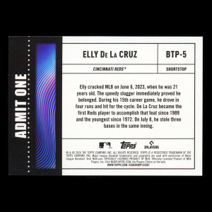 Elly De La Cruz 2026 Topps Big Ticket Players Reds
