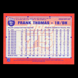 Frank Thomas 2026 Topps '91 Topps White Sox