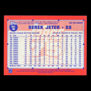 Derek Jeter 2026 Topps '91 Topps Crackle Foil Yankees