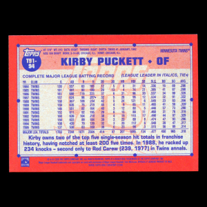 Kirby Puckett 2026 Topps '91 Topps Crackle Foil Twins