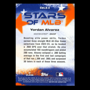 Yordan Alvarez 2026 Topps Stars Of MLB Astros