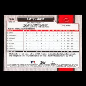 Rhett Lowder 2026 Topps Future Stars Reds