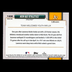Nick Kurtz 2026 Topps Combo Card Athletics