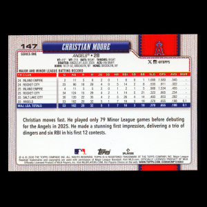 Christian Moore RC 2026 Topps Rookie Angels