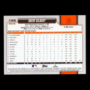 Drew Gilbert RC 2026 Topps Rookie Giants